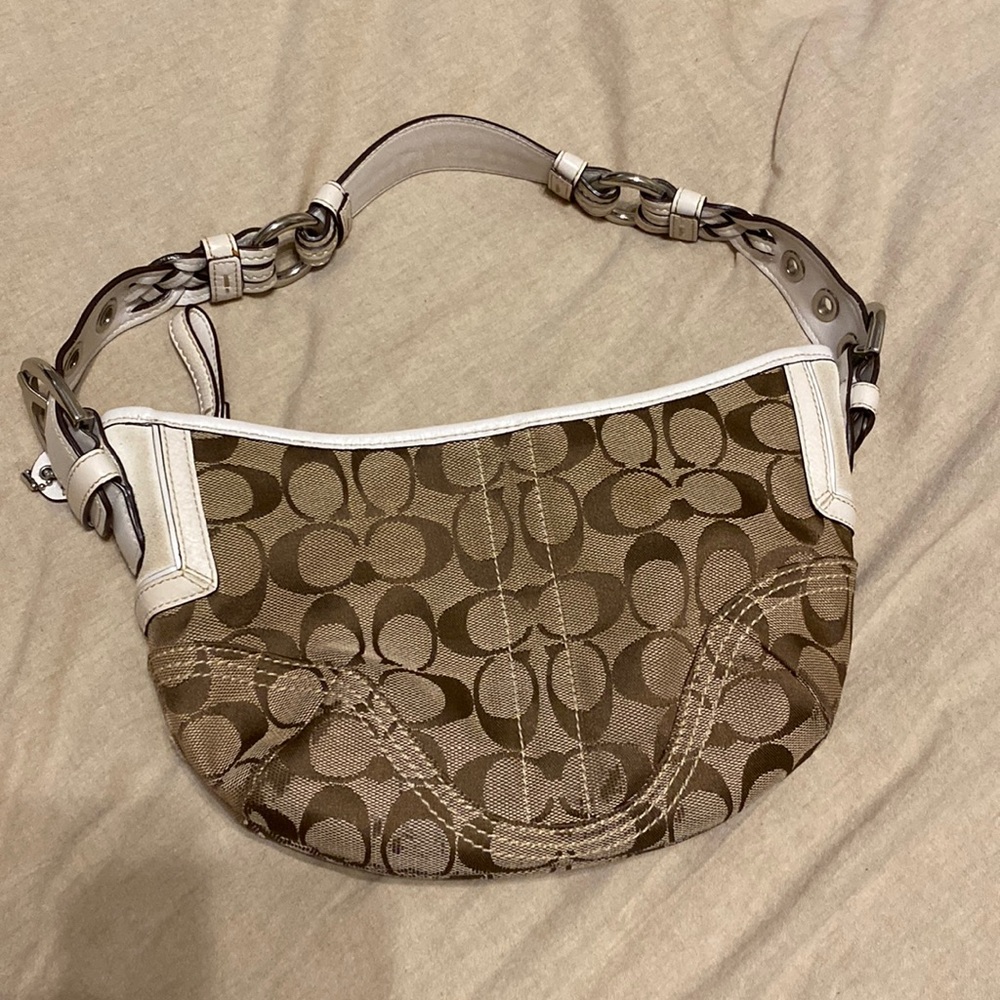 y2k coach shoulder bag